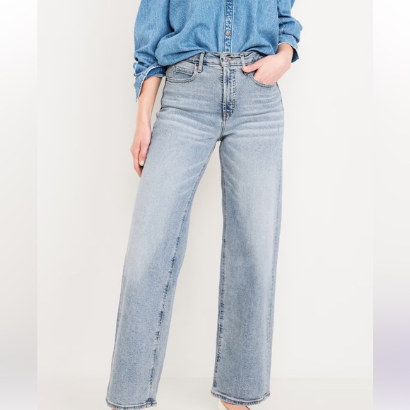 NWT Old Navy Sky Hi Wide Leg jeans - Picture 2 of 5